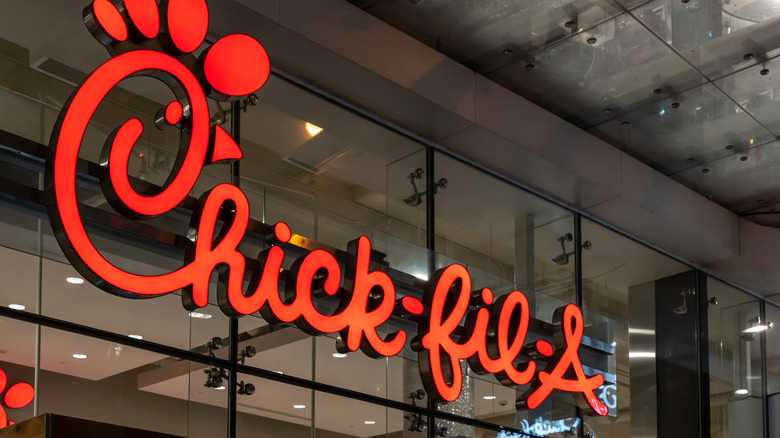 Chick-fil-A sign