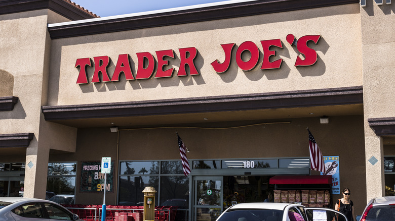 Trader Joe's storefront in sunlight