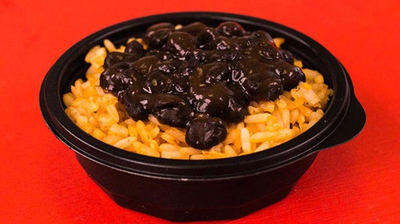 Taco Bell rice and beans