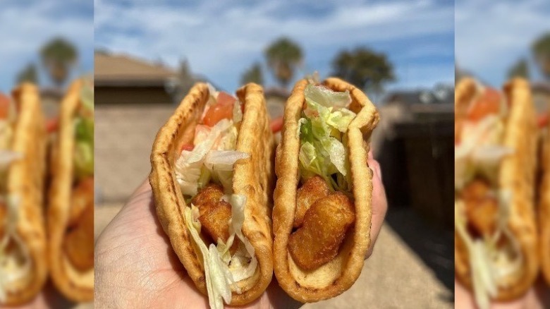 Taco Bell vegan potato chalupa 