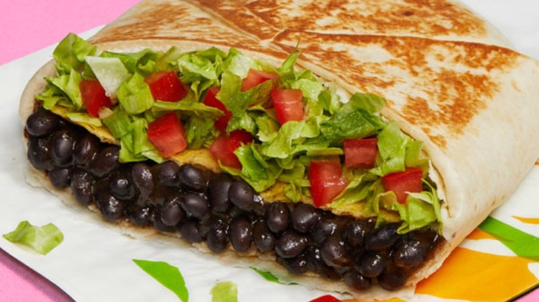 Taco Bell vegan Crunch Wrap