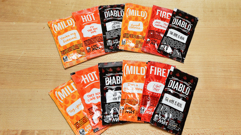 Taco Bell sauce packets