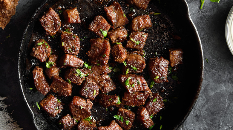 Pan fried steak