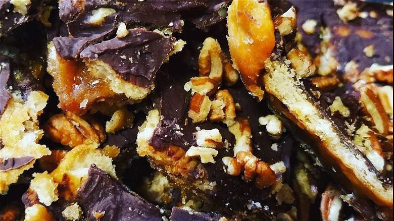 Ritz cracker toffee