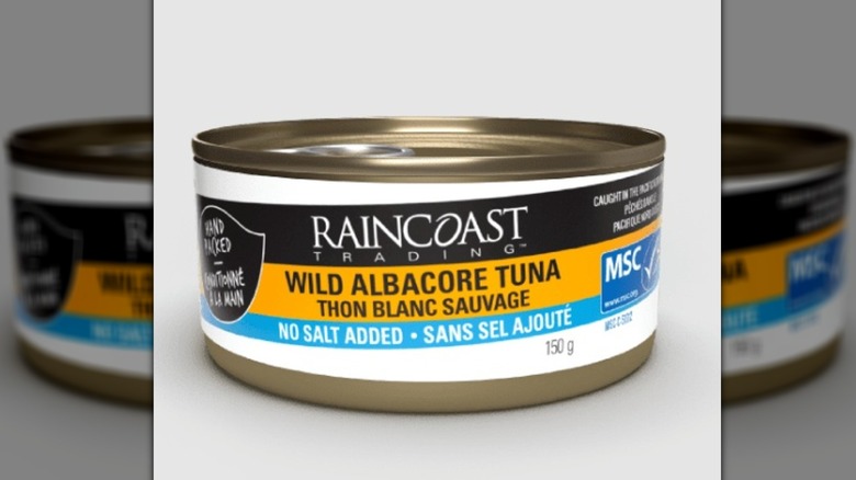 Raincoast Trading tuna packaging