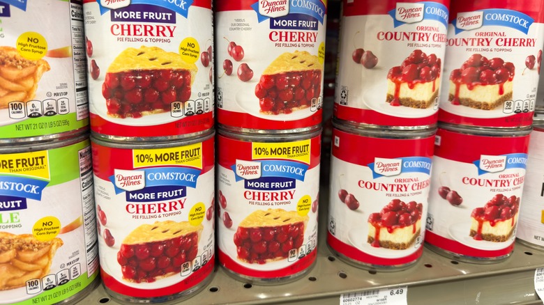 Duncan Hines pie filling