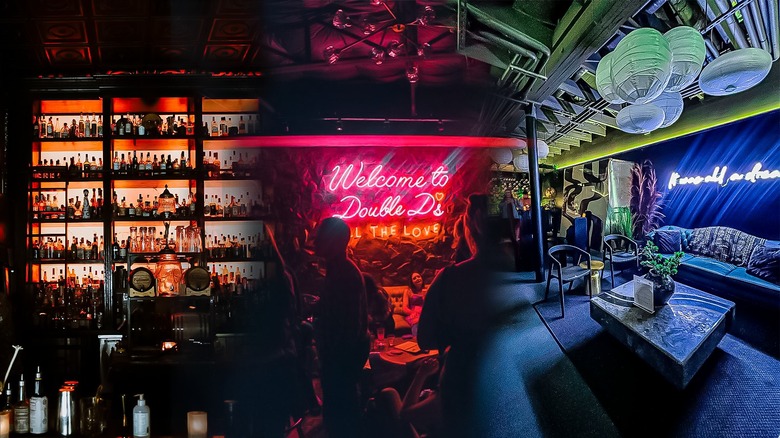Interior of a Dallas bar
