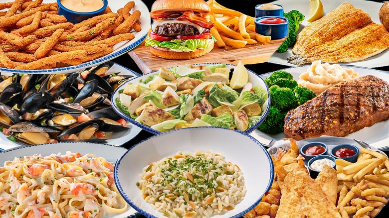 Collage of Red Lobster dishes