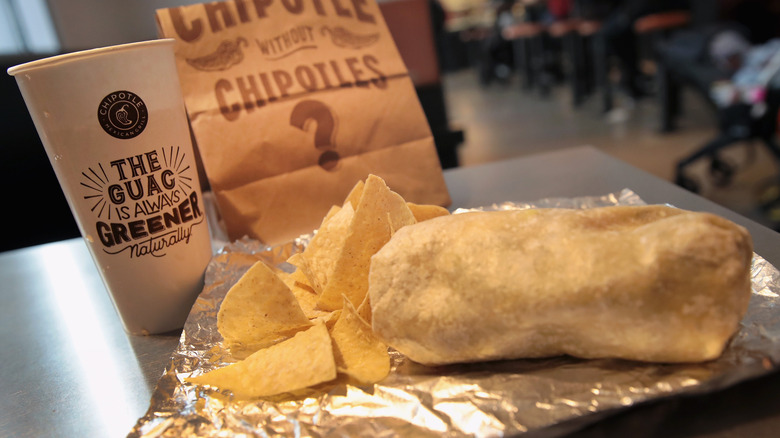 Chipotle burrito