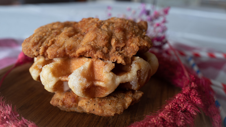 KFC chicken waffle