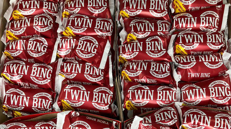 a lot of Twin Bang candy bars