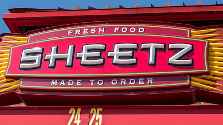 A Sheetz storefront sign