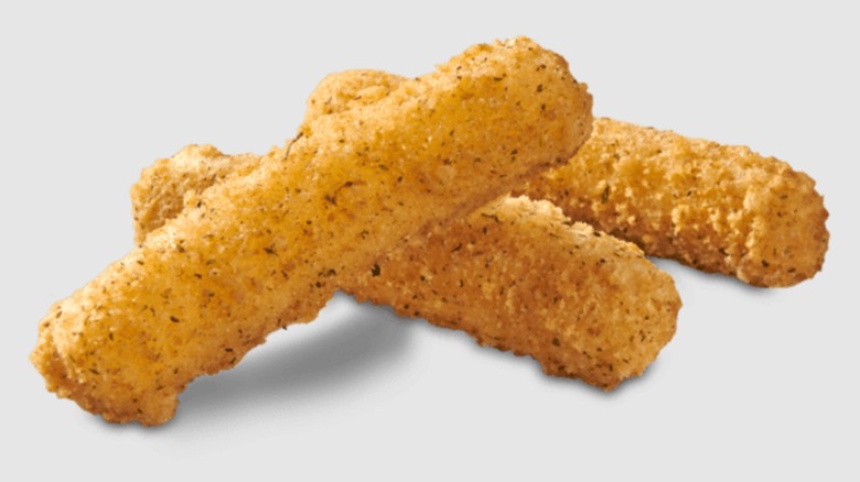 Sheetz Mozzarella Sticks, breaded and crispy