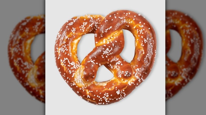 Golden brown Sheetz Salted Pretzel