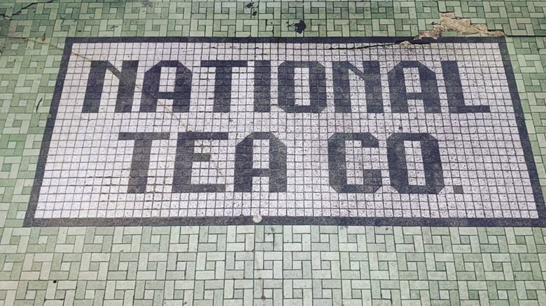 National Tea Co. floor tiles
