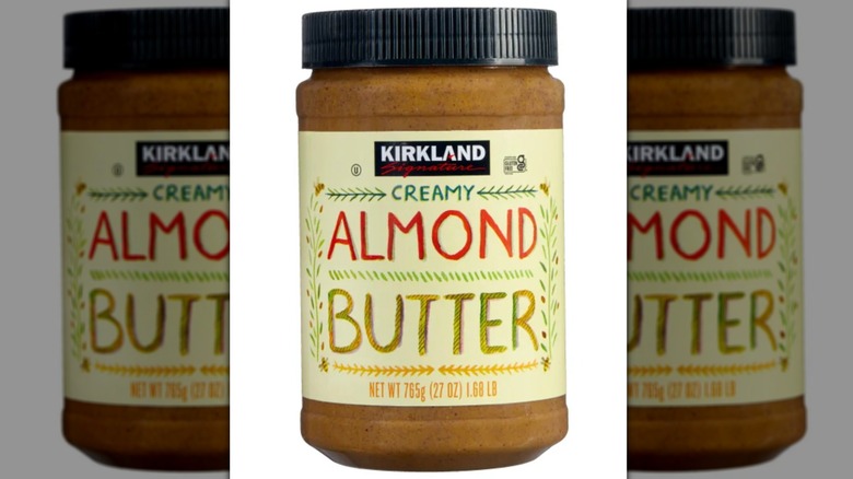 Kirkland Signature Creamy Almond Butter packaging