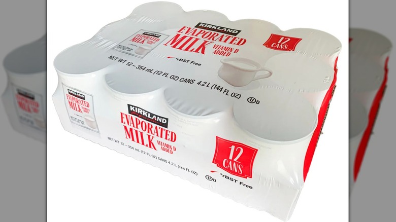 Kirkland Signature Evaporated Milk packaging