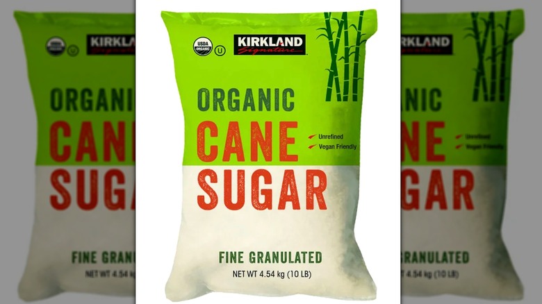 Kirkland Signature Organic Sugar packaging