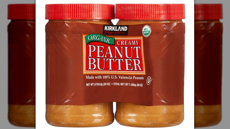 Kirkland Signature Organic Peanut Butter packaging