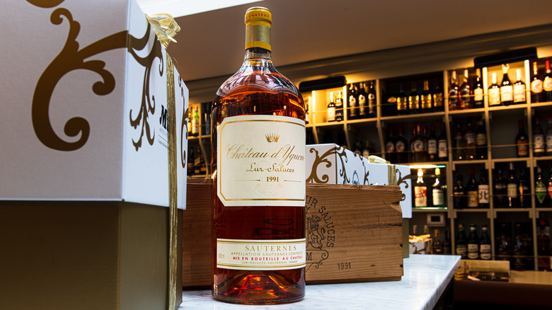A magnum of wine