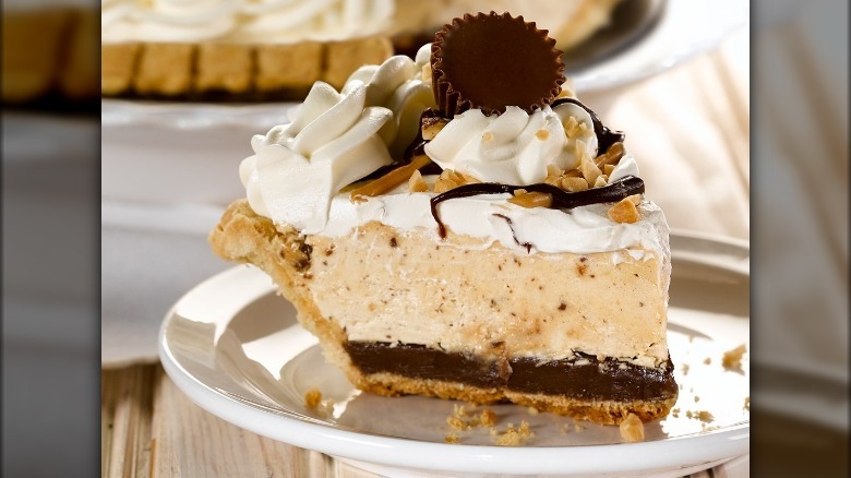 Perkins peanut butter silk pie