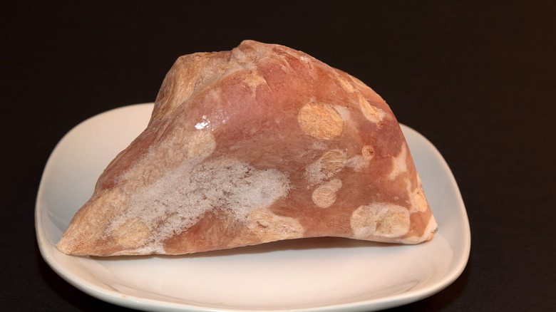 turkey breast with freezer burn