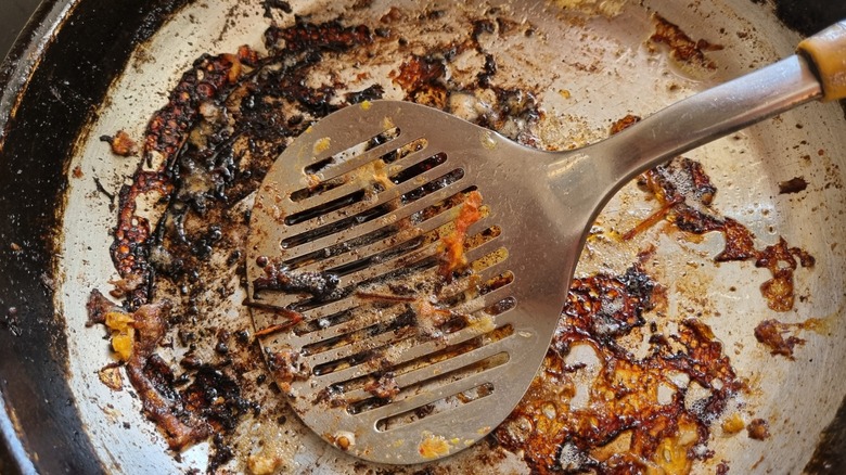 Burnt pan