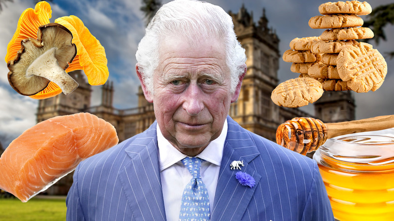 king charles with favorite foods