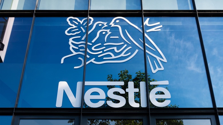 Nestle building with name and logo on the outside