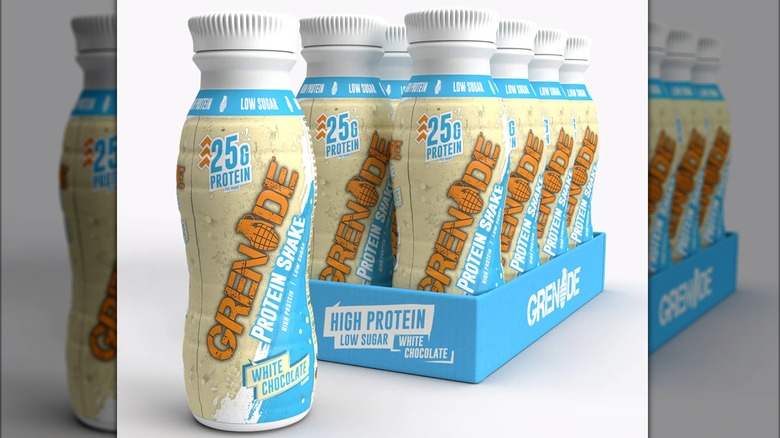 Grenade Protein Shakes in box