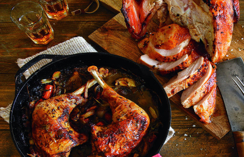 Frank Family Napa Valley Reserve Petite Sirah 2012 ($35) with Brined and Smoked Thanksgiving Turkey