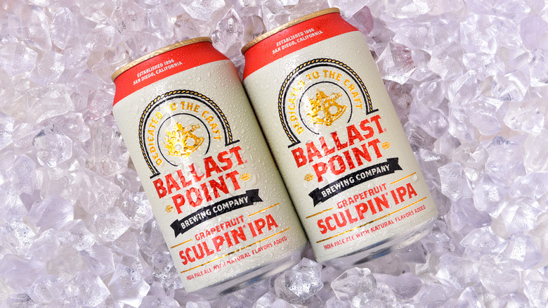 Ballast Point IPAs on ice