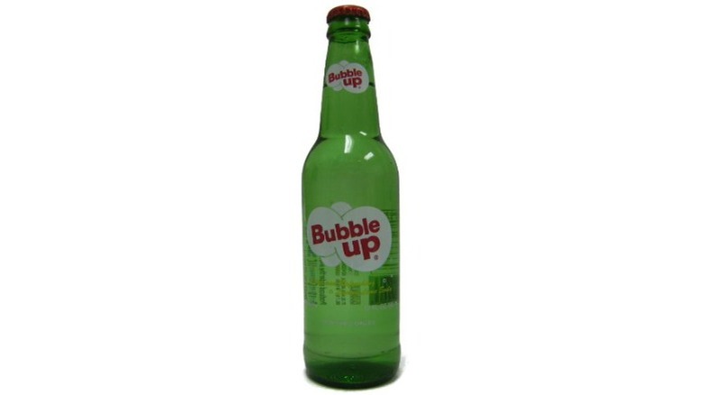 Bottle of Bubble Up soda