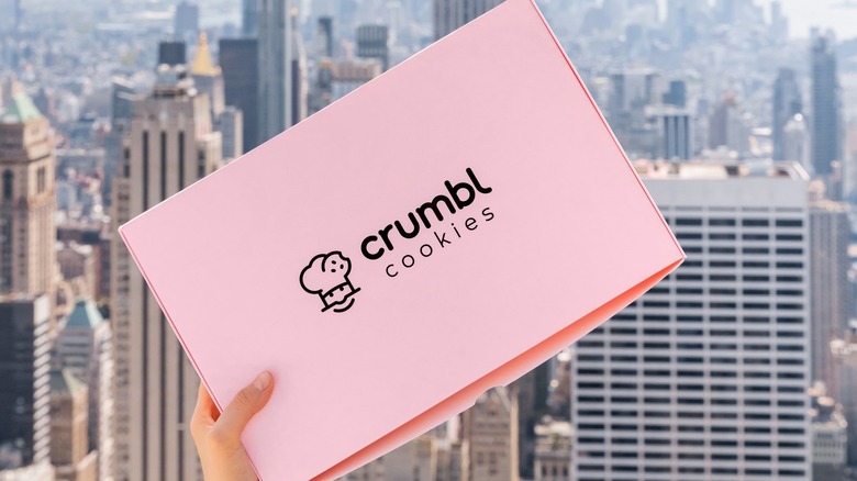 Crumbl Cookies box