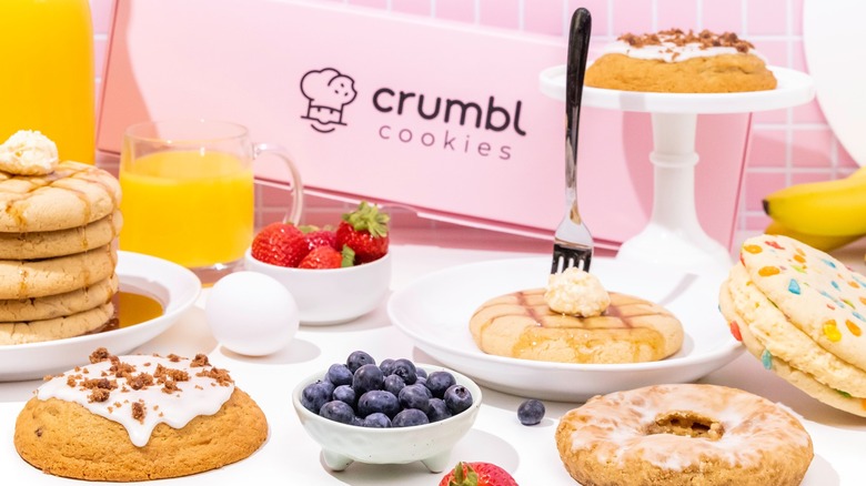 Crumbl cookie assortment