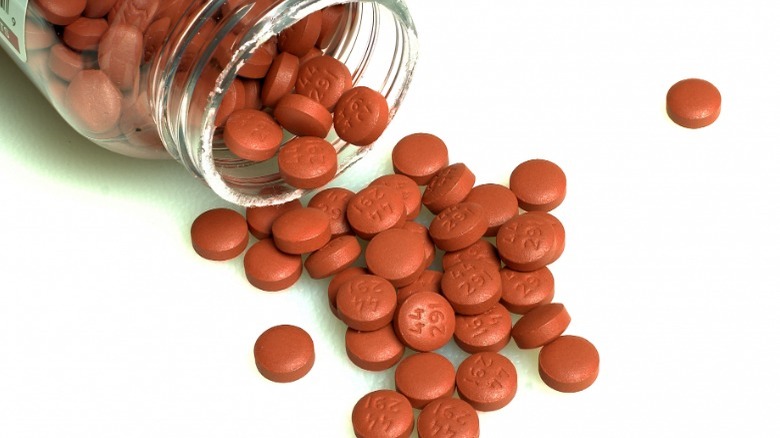bottle with generic ibuprofen