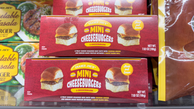 trader joe's mini cheeseburgers