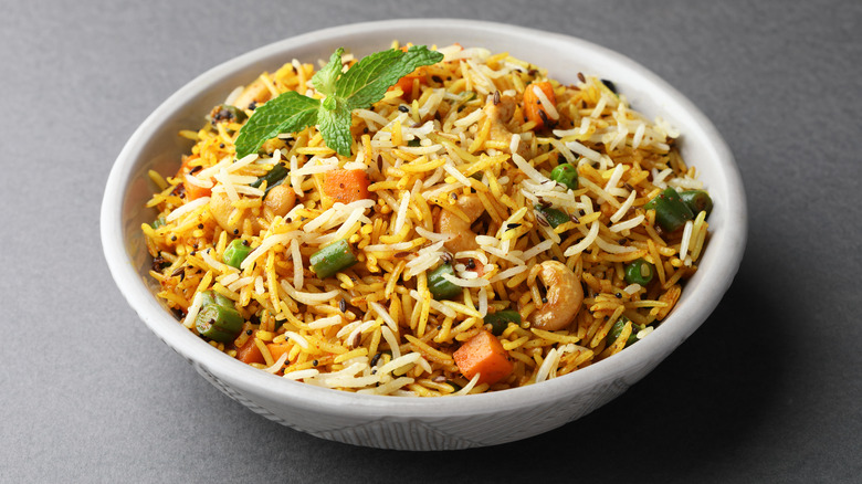 Fried rice in a bowl