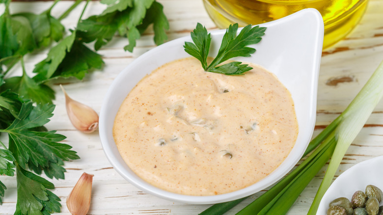 Remoulade in bowl