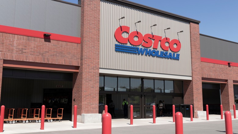 Outside of the Costco building