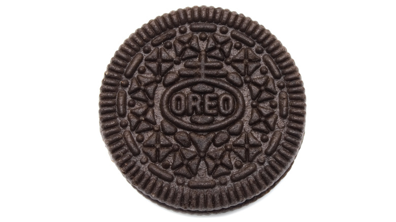 One Oreo cookie