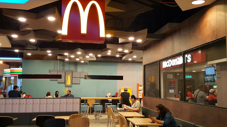 McDonald's dining room
