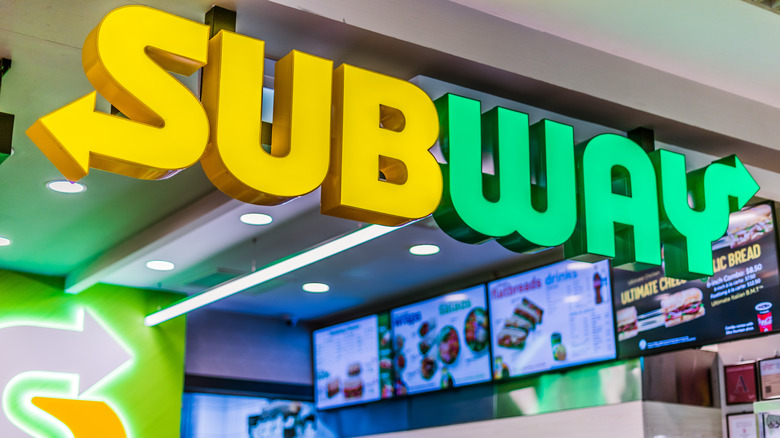 Subway sign