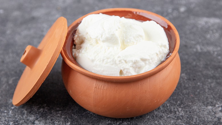 Yogurt in bowl