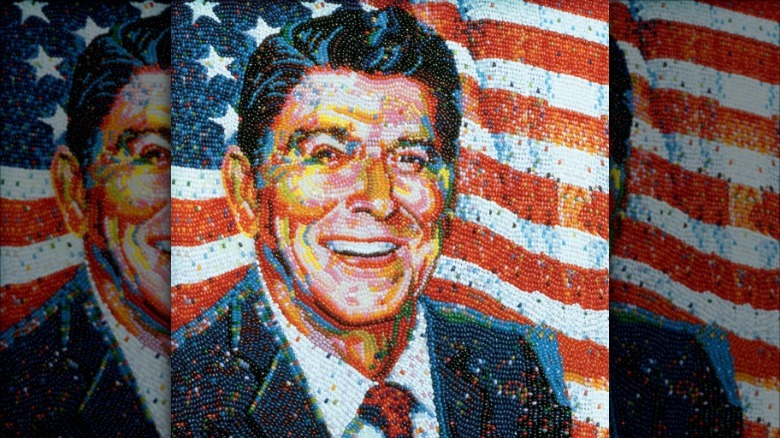 ronald reagan jelly bean portrait