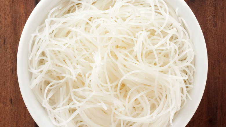 bowl of rice noodles
