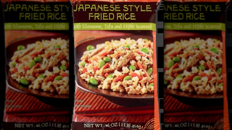 A package of Trader Joe's Japanese Style Fried Rice.