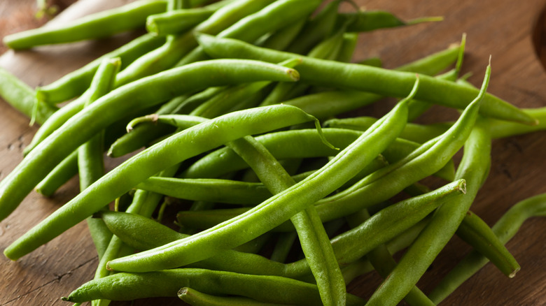 Fresh green beans