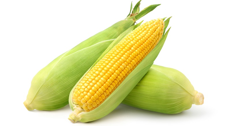 Three corn on the cob