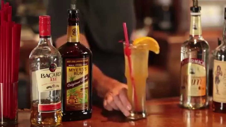 a bartender with a Zombie